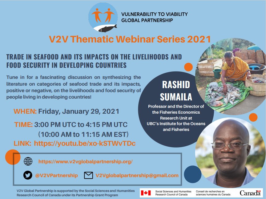 Video Lecture: V2V Partnership – Trade in seafood and its impacts on the livelihoods & food security in developing Countries